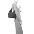 Caviar Quilted Small Chanel 25 Handbag Dark Grey