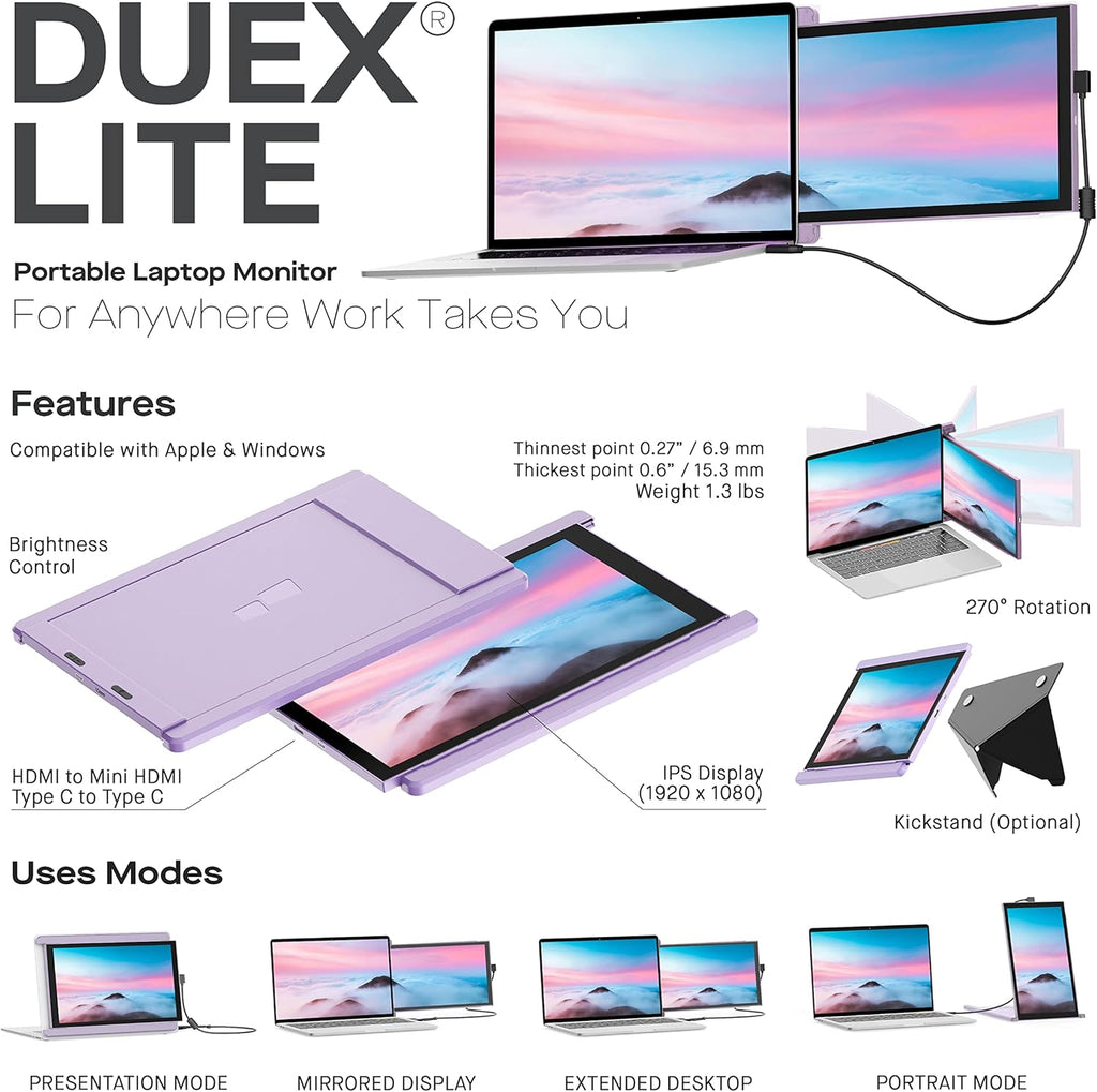 s DUEX Lite 12.5" Full HD 60Hz LCD