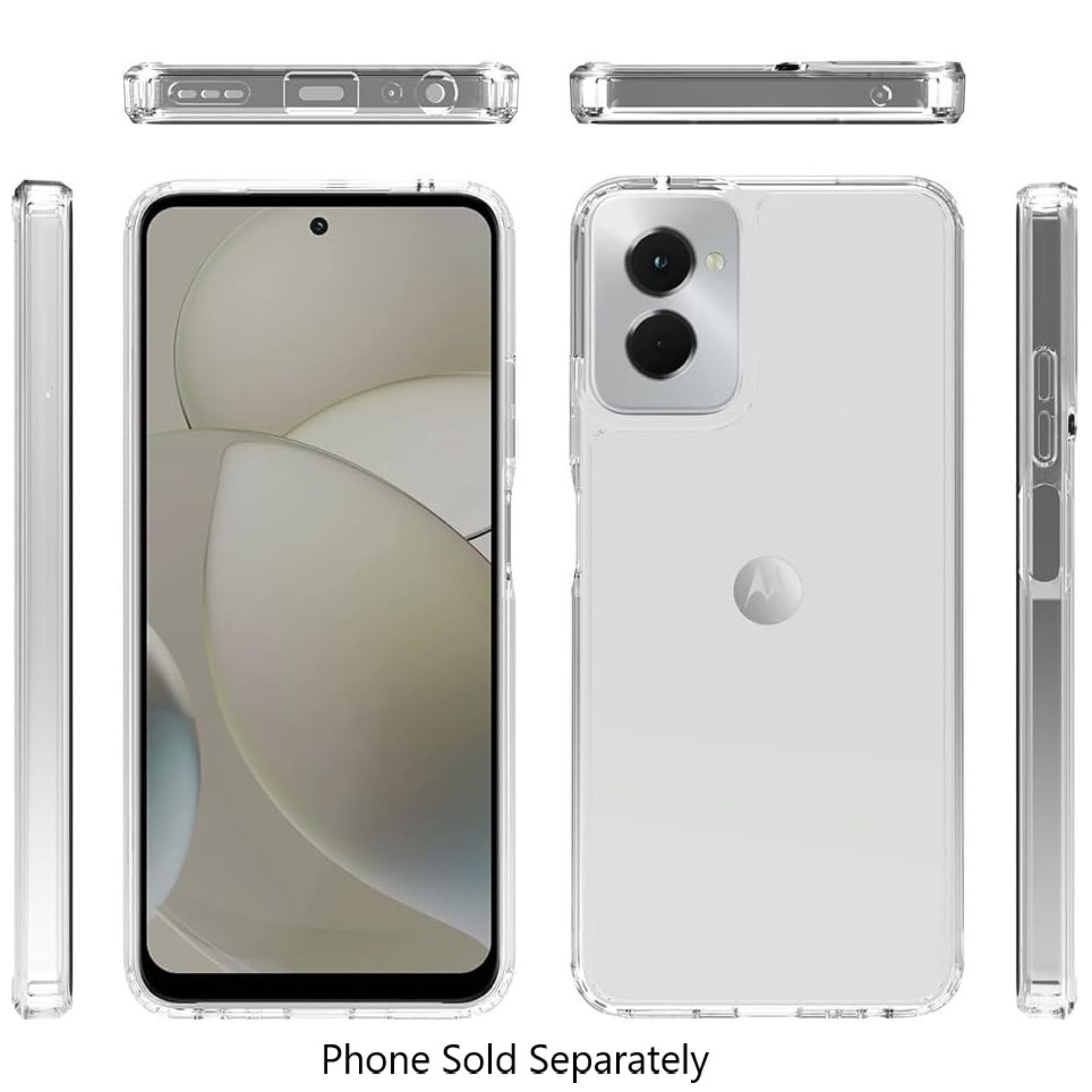 SAHARA - Venture Series Hard Shell Clear Case - Motorola G Power 5G (2024)