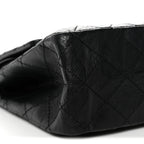 Aged Calfskin Quilted 2.55 Reissue 226 Flap Black