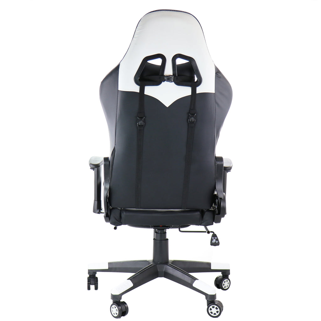 Gaming Chair in Black and White
