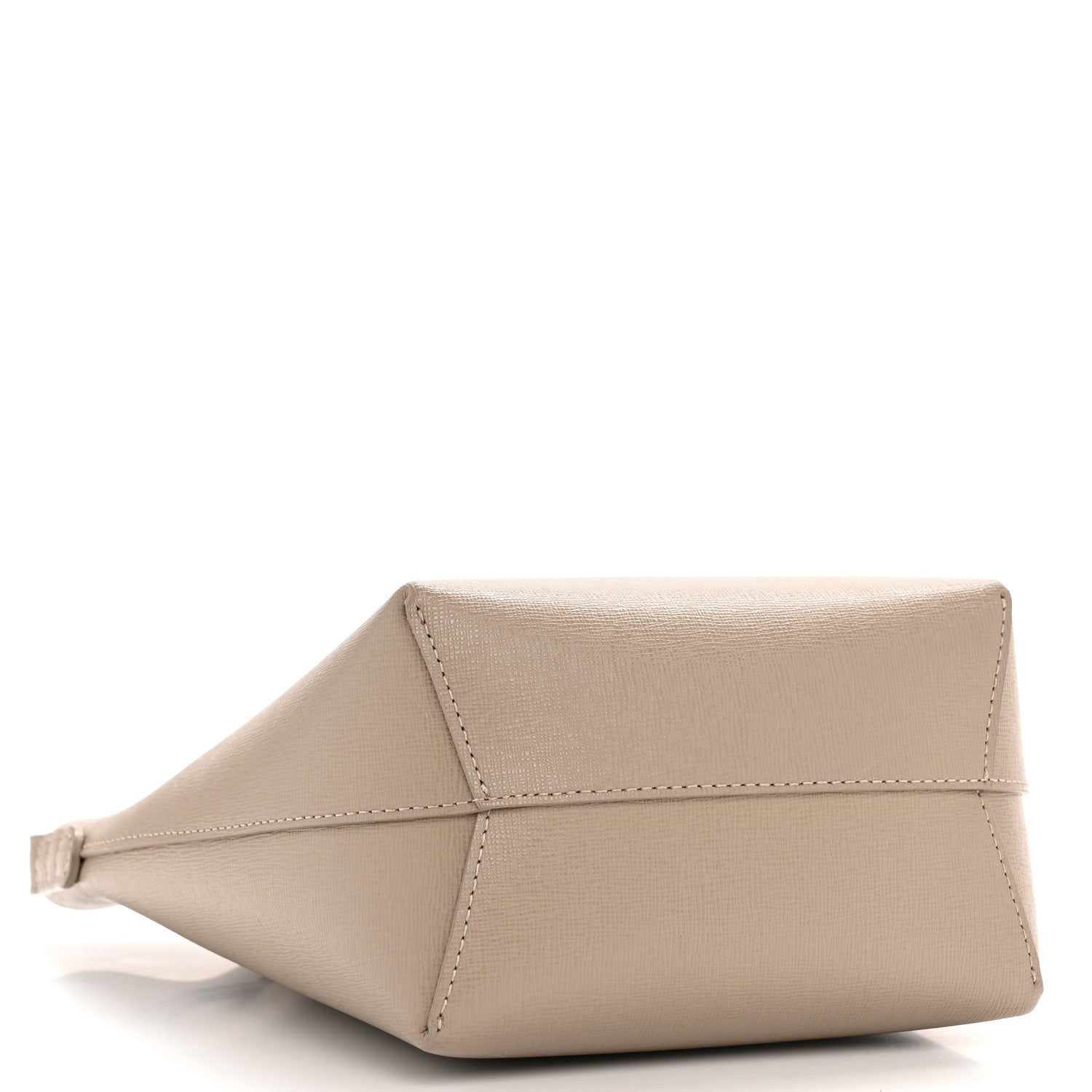 Saffiano Mini Mini Bucket Bag Beige
