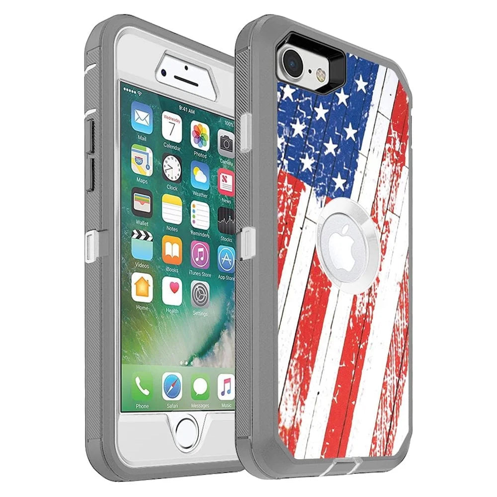 Entronix Case Compatible with iPhone 8 Plus/7 Plus - Triple-Layer Heavy Duty Protection