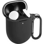 SAHARA - Anti-Slip Silicone Case for Google Pixel Buds Pro 2 Headphones - Black