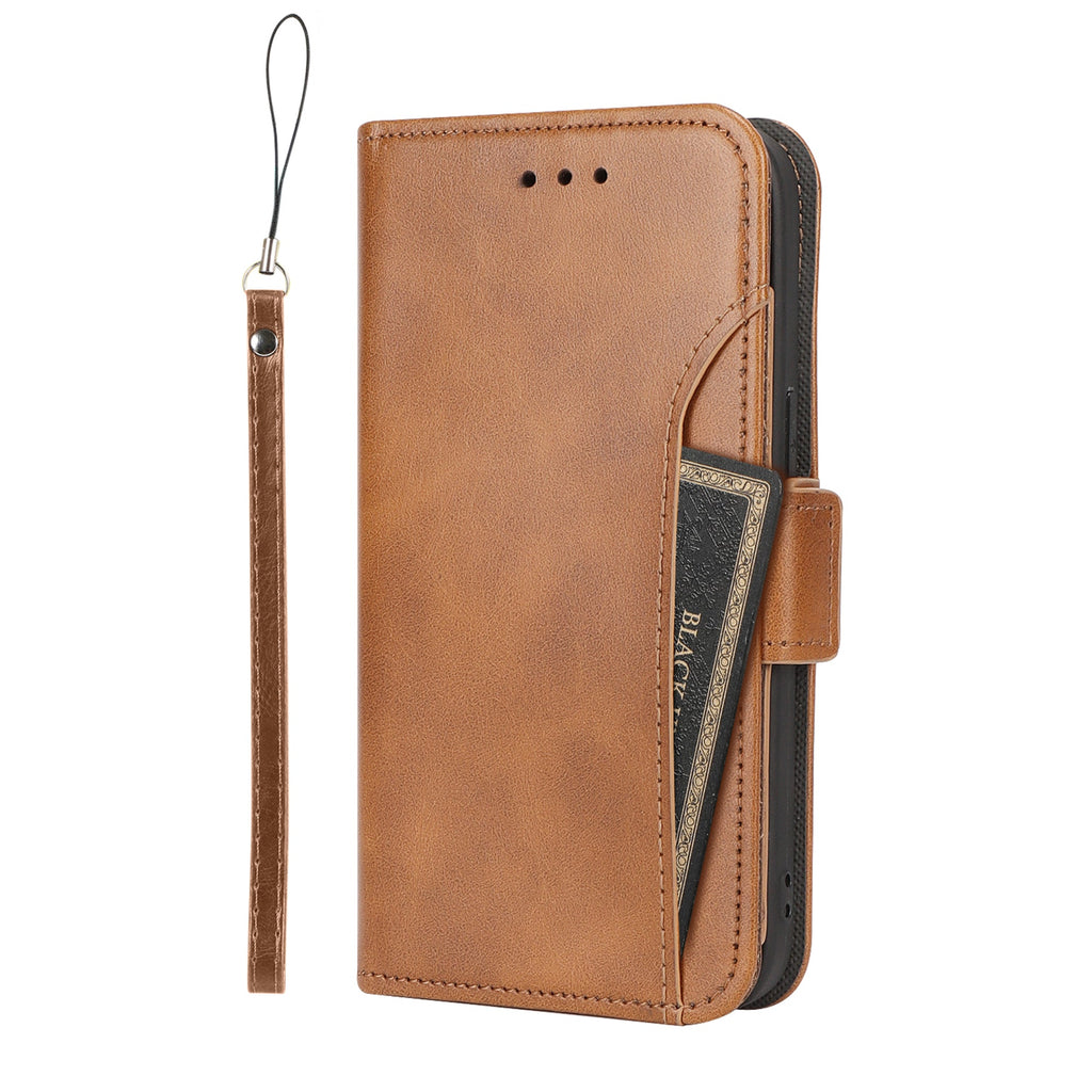SAHARA - Indy Series Genuine Leather Wallet Case - iPhone 15 - CP00445 CP00446