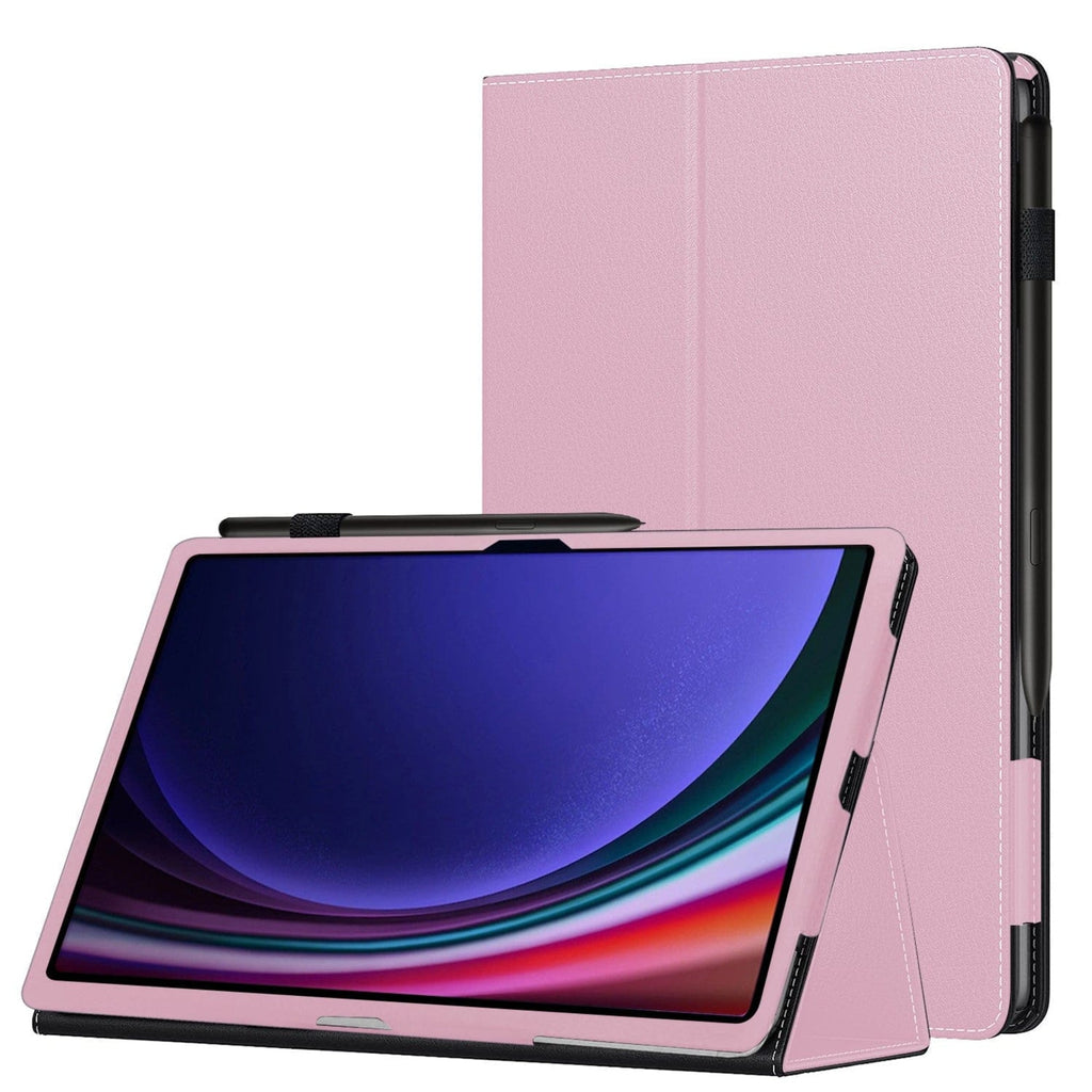 SAHARA - Bi-Fold Folio Case for Samsung Galaxy Tab S10+, Tab S9+, and Tab S9 FE+ - Pink