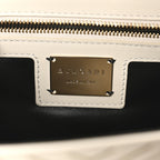 Nappa Serpenti Forever Chain Diamond Blast Shoulder Bag Ivory Gold