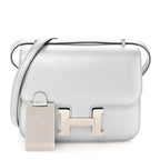 Metallic Chevre Chamkilight Constance 18 Argent