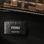 Vitello Century Bi-Color FF 1974 Embossed Belt Bag Maya Black