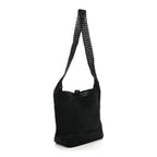 Raffia Monogram Le 5 A 7 Medium Tote Black