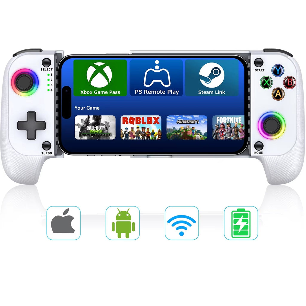 MC100 Telescopic Wireless Bluetooth Gamepad for iOS and Android - Compatible with PUBG and COD