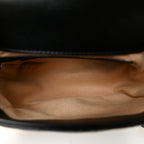 Calfskin Matelasse Monochrome GG Marmont Chain Mini Belt Bag Black