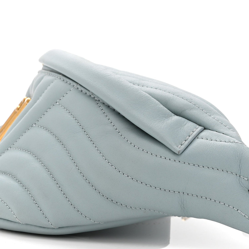 Calfskin New Wave Bumbag Porcelain Blue