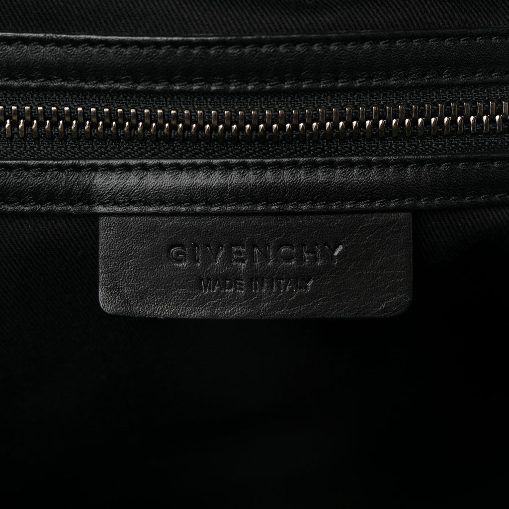 Shiny Lord Calfskin Medium Antigona Brown
