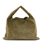 Suede Intrecciato Large Hop Mud