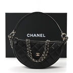 Caviar Quilted Other Shape With Chain Black
