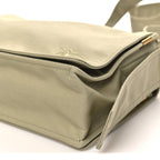 Canvas Trench Crossbody Bag Flax