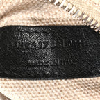 Linen Calfskin Small Rive Gauche Tote Greggio Natural