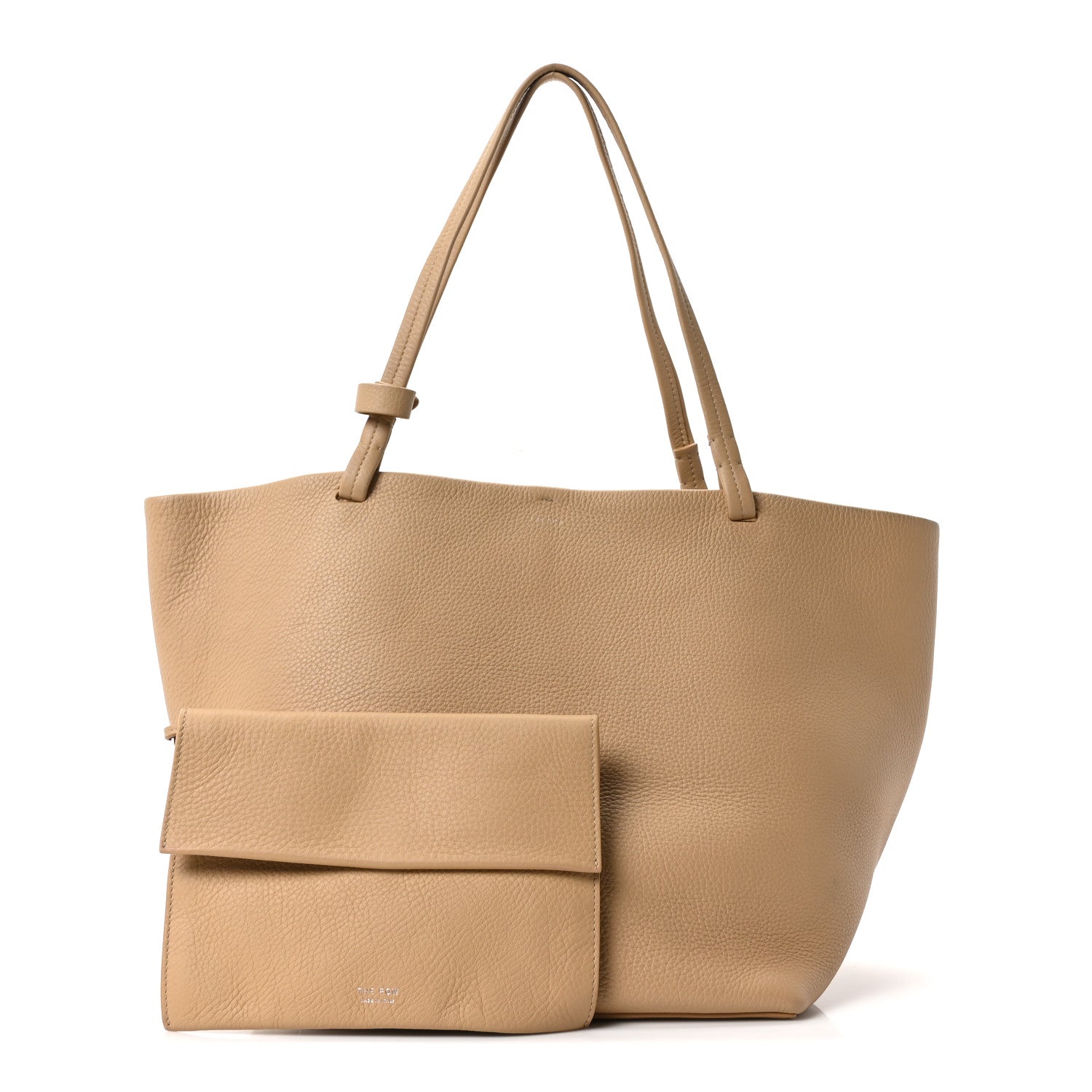 Grained Calfskin Park Tote Three Sabbia