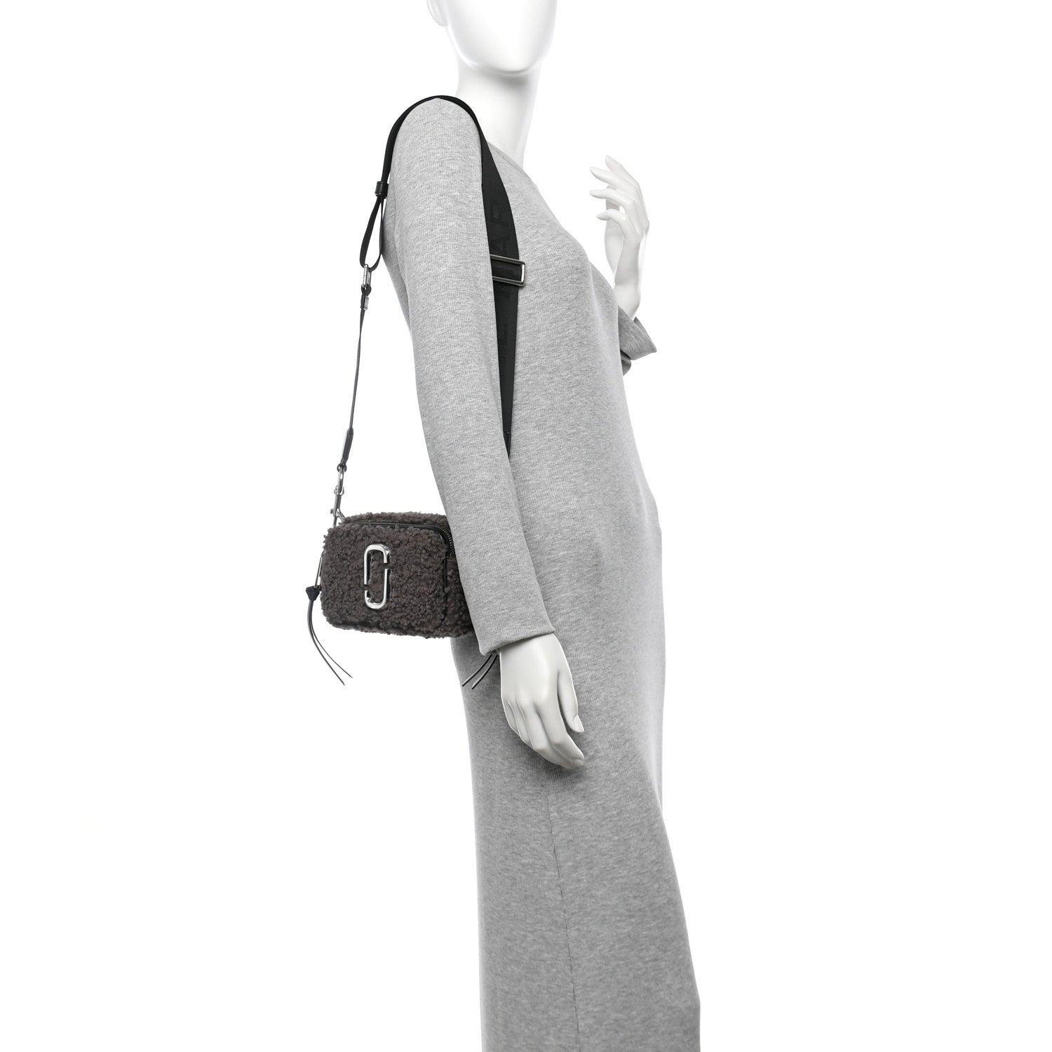 Shearling Snapshot The Teddy Camera Bag Grey