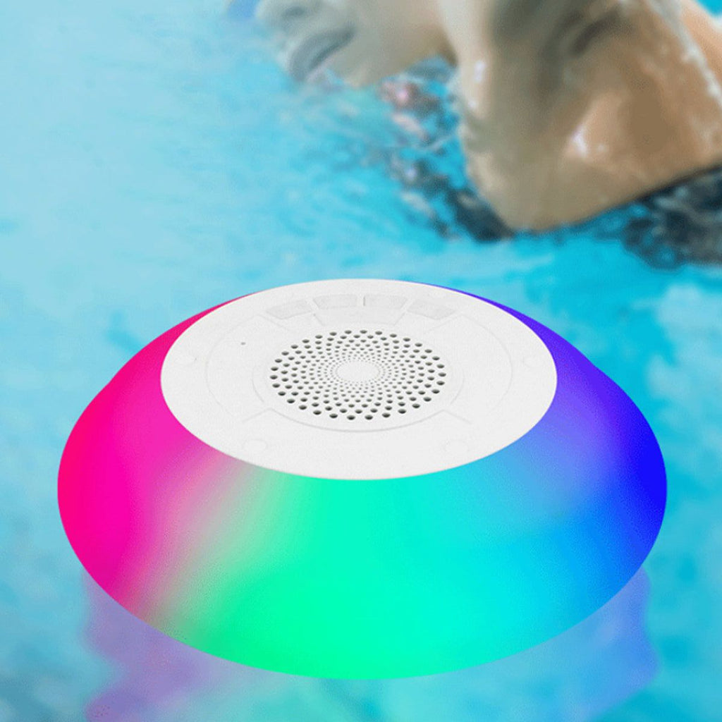 Bluetooth LED Enabled Waterproof Speaker For Pools And Outdoors