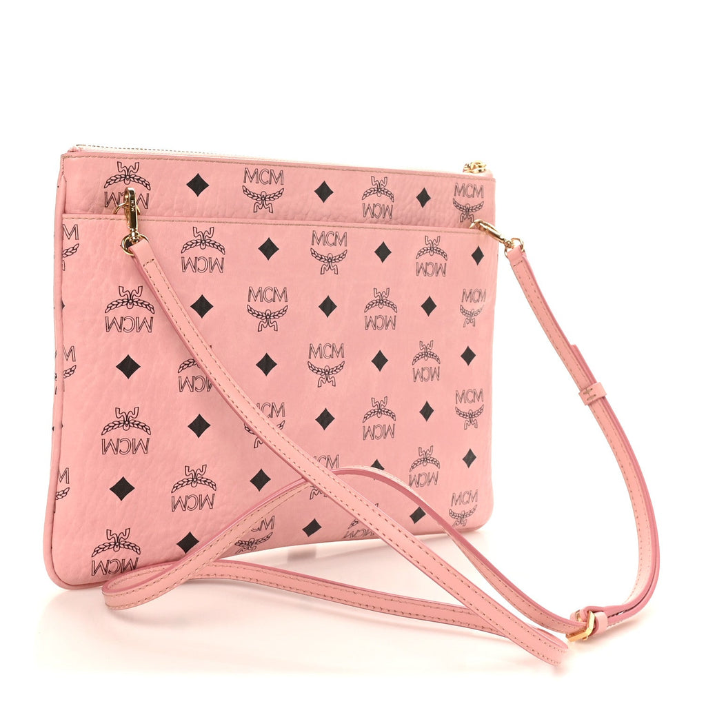 Visetos Medium Crossbody Pouch Soft Pink