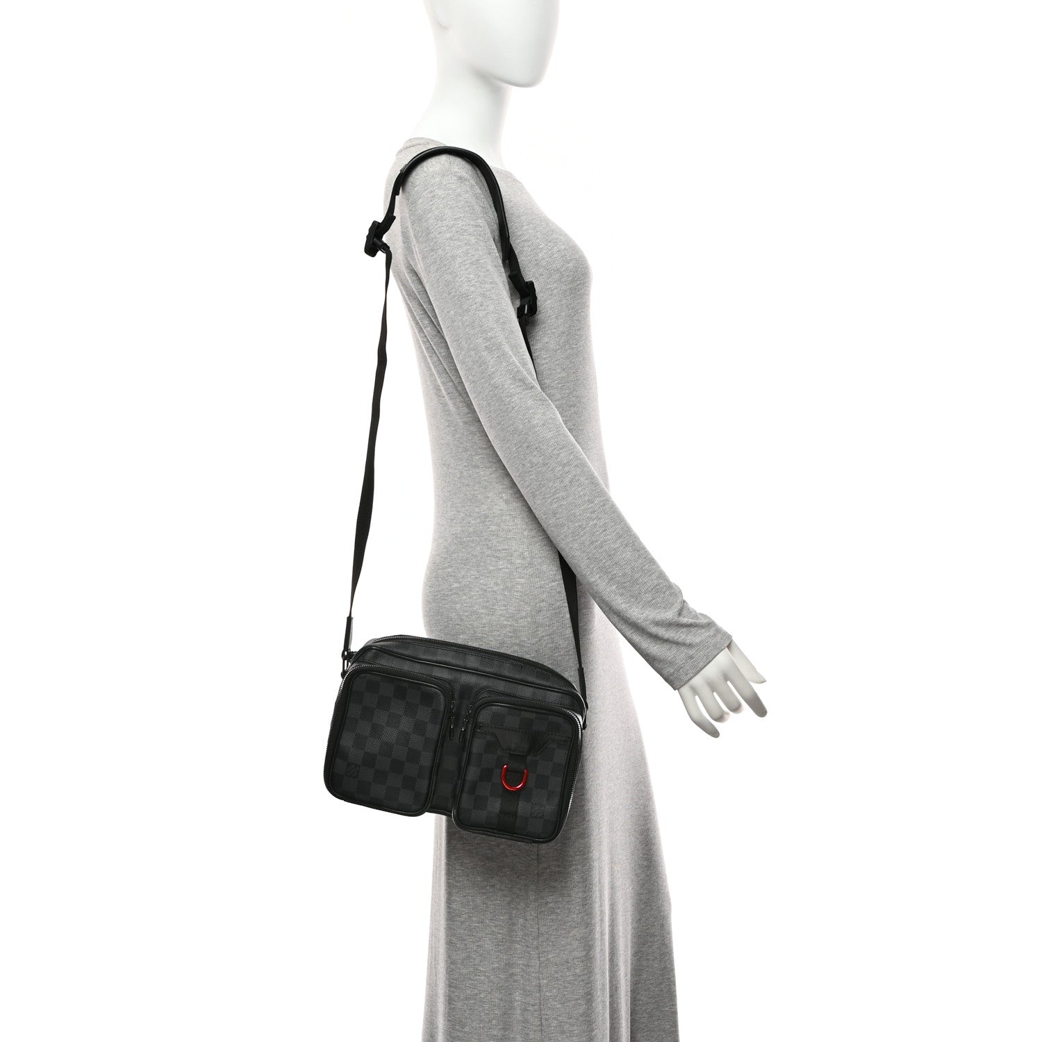 Damier Graphite Utility Messenger