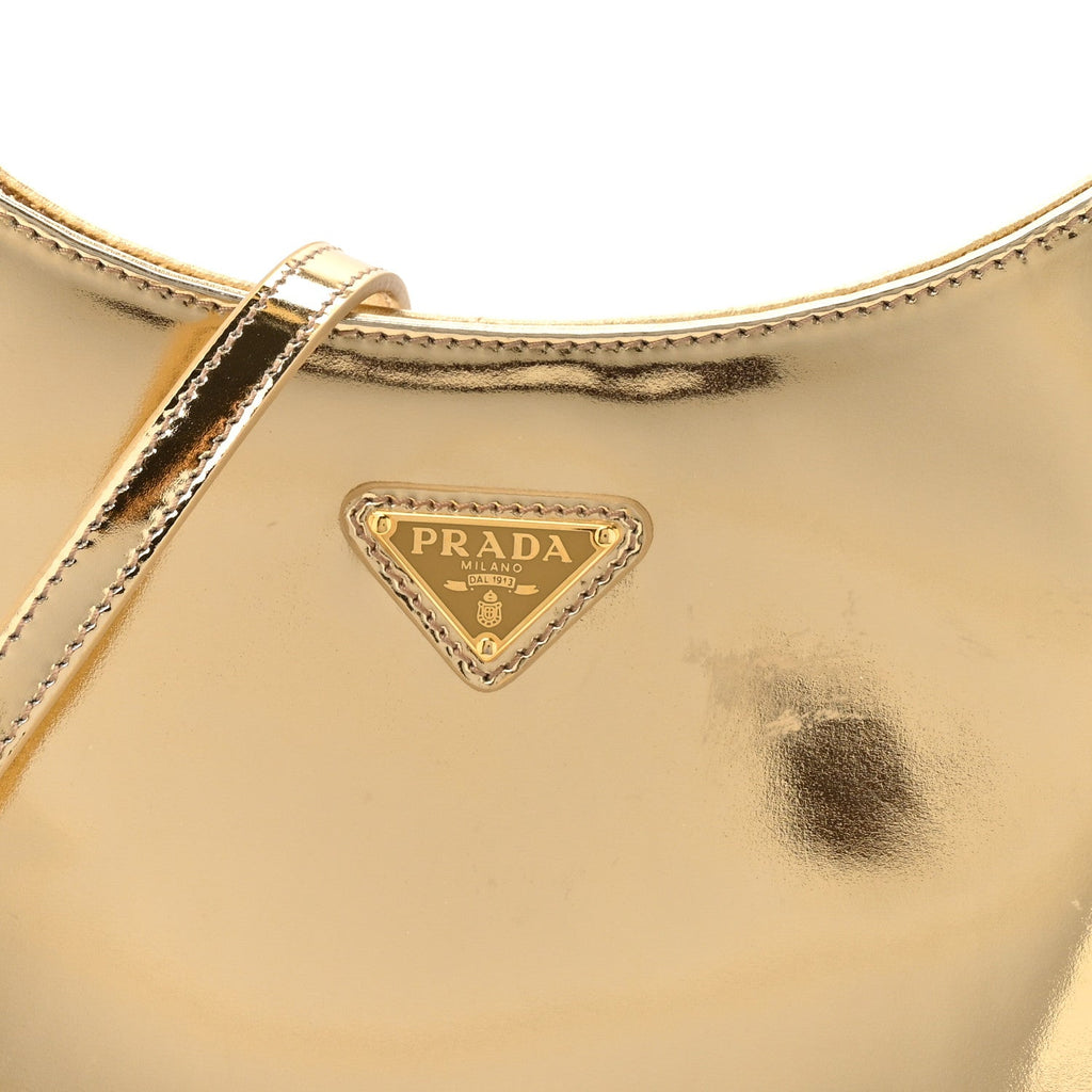 Spazzolato Cleo Adjustable Strap Shoulder Bag Platino