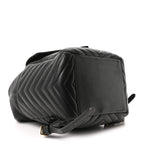 Lambskin Matelasse Monogram Joe Backpack Black