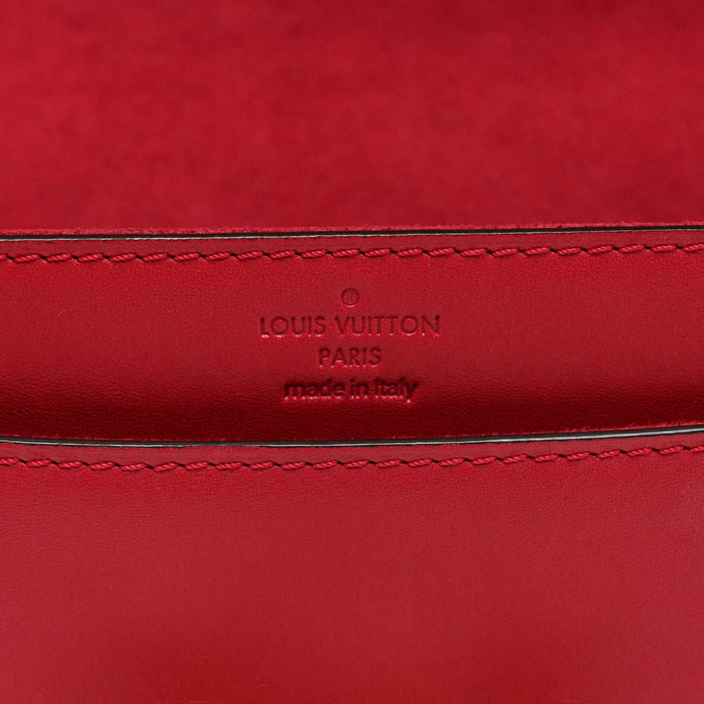 Calfskin Chain Louise MM Red