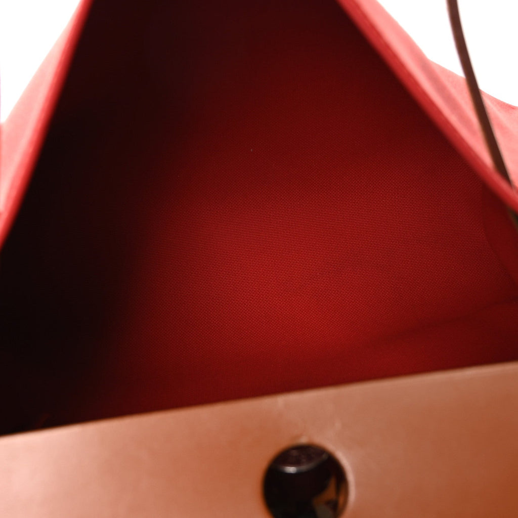 Vache Hunter Toile Herbag Zip 31 PM Rouge Tomate Natural