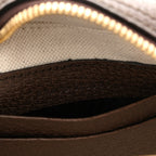 GG Supreme Monogram Textured Dollar Calfskin Web Mini Ophidia Top Handle Bowler Bag Beige Ebony New Acero