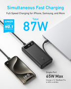 Anker Power Bank (20K, 8wer Ban7W, Built-In USB-C Cable) and Anker MagGo Pok (10K, Slim)