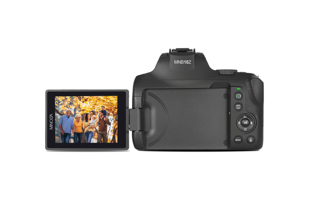 MINOLTA MNB10Z 64 MP / 4K Ultra HD Bridge Camera w/10x Optical Zoom
