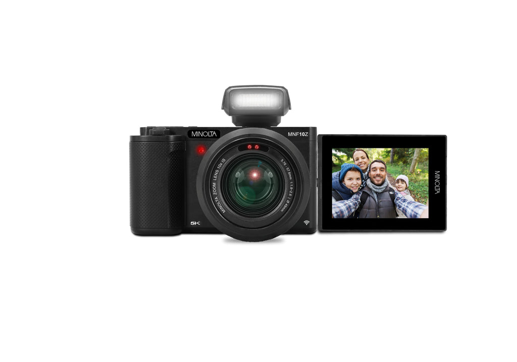 MINOLTA MNF10Z 72 MP / 5K Ultra HD Camera w/10x Optical Zoom Kit