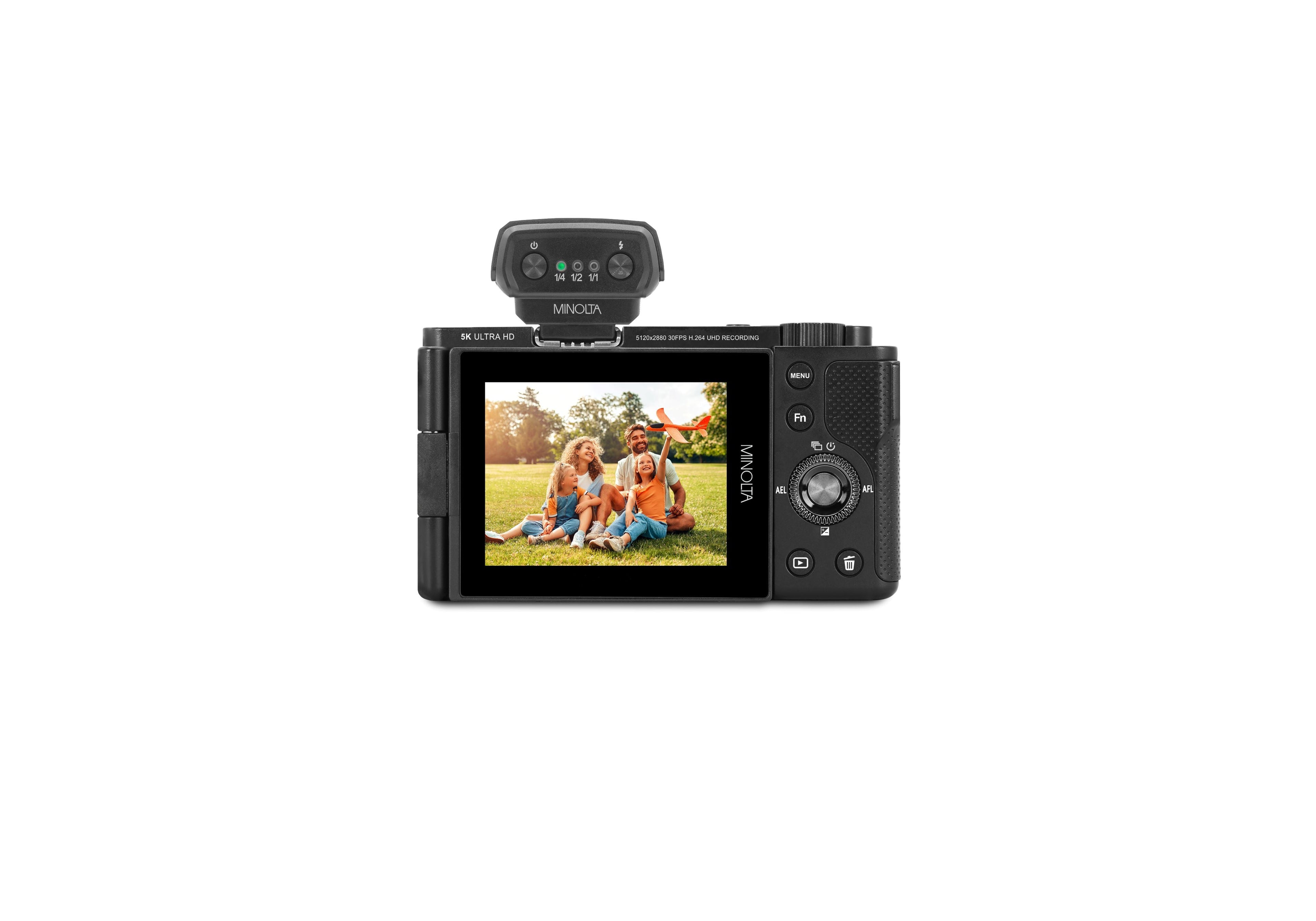 MINOLTA MNF10Z 72 MP / 5K Ultra HD Camera w/10x Optical Zoom Kit