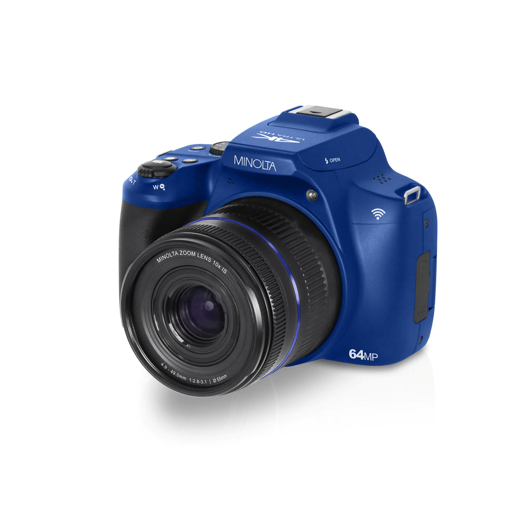 MINOLTA MNB10Z 64 MP / 4K Ultra HD Bridge Camera w/10x Optical Zoom