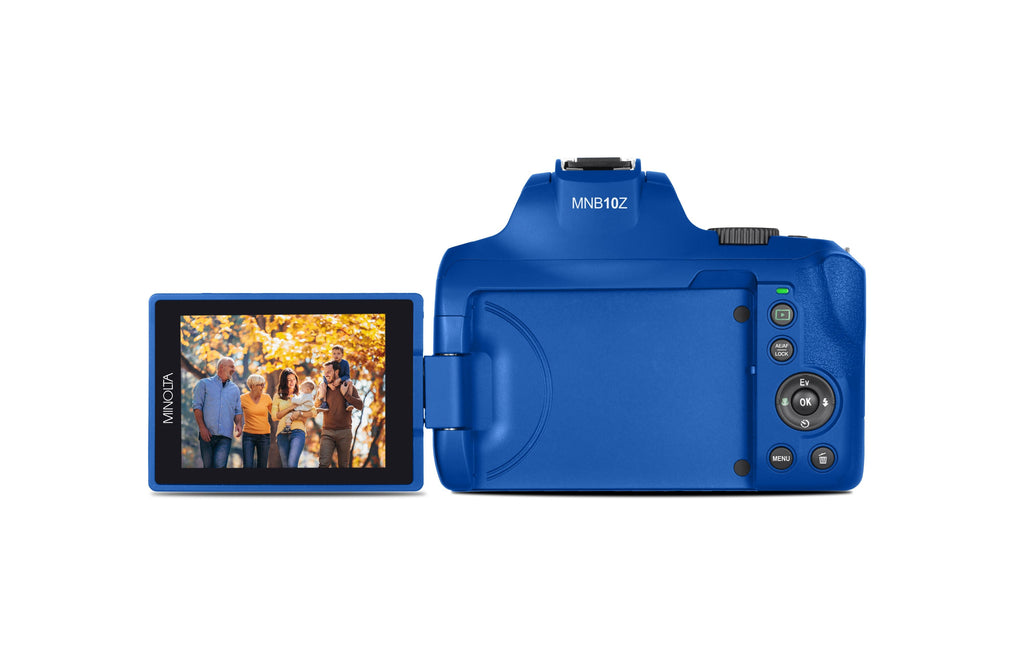 MINOLTA MNB10Z 64 MP / 4K Ultra HD Bridge Camera w/10x Optical Zoom