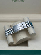 Rolex Steel and White Gold Rolesor Datejust 41  - Blue Motif Index Dial - Jubilee Bracelet - 126334 bmj
