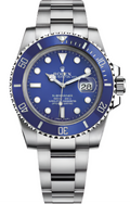 Rolex White Gold Submariner Date  - Blue Bezel - Blue Dial - 116619LB