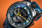 Bomberg Men's Chronograph Watch BOLT-68 Blue Camo Limited Edition