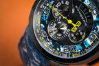 Bomberg Men's Chronograph Watch BOLT-68 Blue Camo Limited Edition