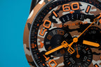 Bomberg Men's Chronograph Watch BOLT-68 Orange Camouflage Limited Edition