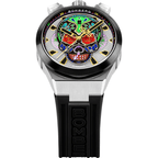 Bomberg Men's Bolt-68 Neo Calaveras Multicolour Watch