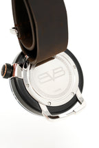Bomberg Men's Watch BB-01 Black PVD Brown