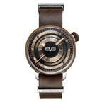 Bomberg Men's Watch BB-01 Black PVD Brown