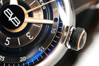 Bomberg Men's Watch BB-01 Black PVD Brown