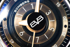 Bomberg Men's Watch BB-01 Black PVD Brown