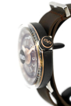Bomberg Men's Watch BB-01 Black PVD Brown