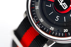 Bomberg Men's Watch BB-01 Black PVD Red